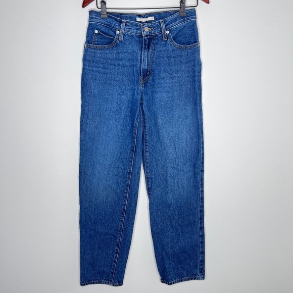 Levi’s 94 Baggy Mid Rise Denim Blue Jeans 27 - Picture 2 of 7